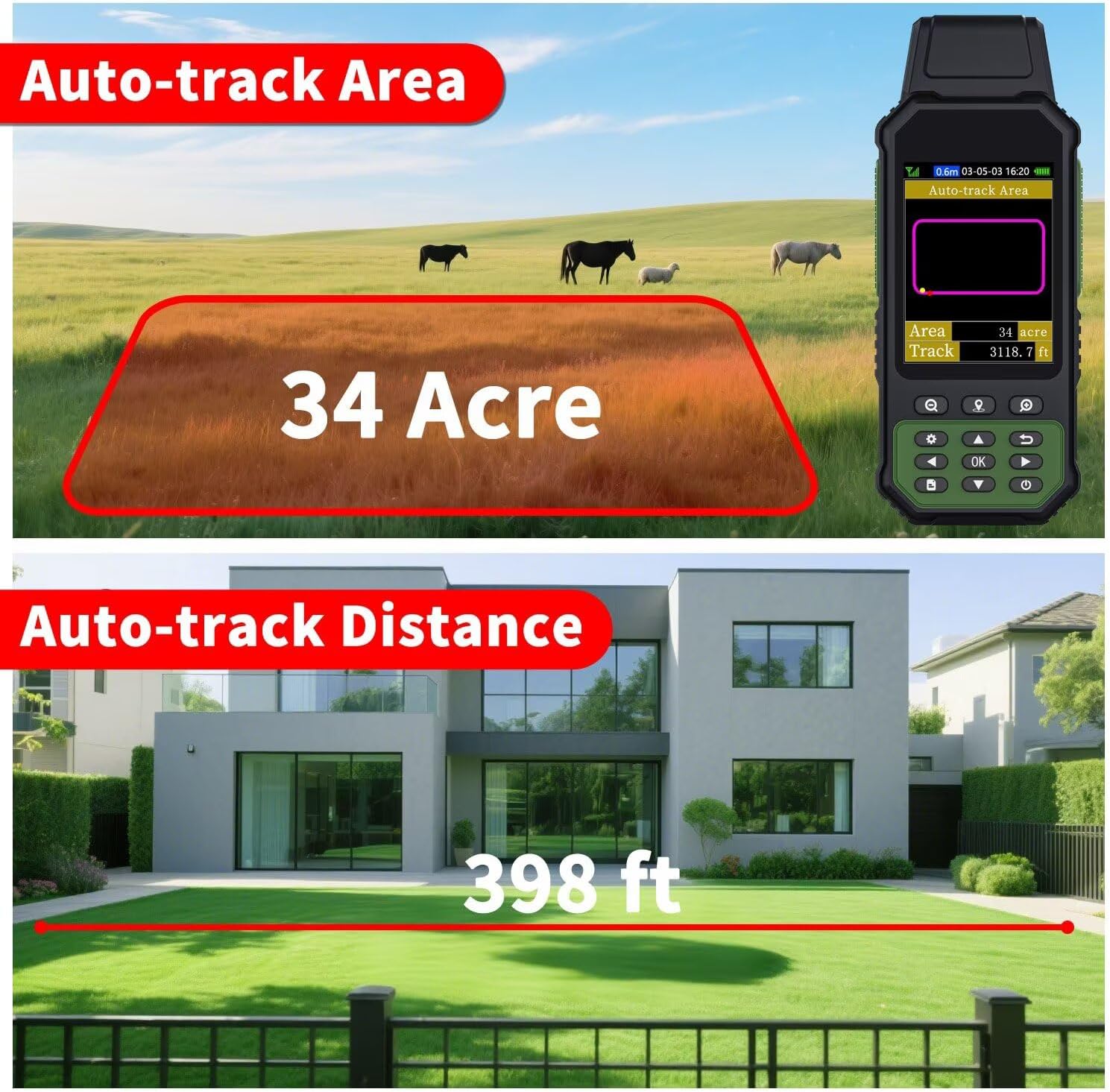 ZL190 Handheld GPS for Surveying, High Precision GPS Surveying Equipment for Mountainous Land Slope and Flat Field Outdoor Use - Image 2