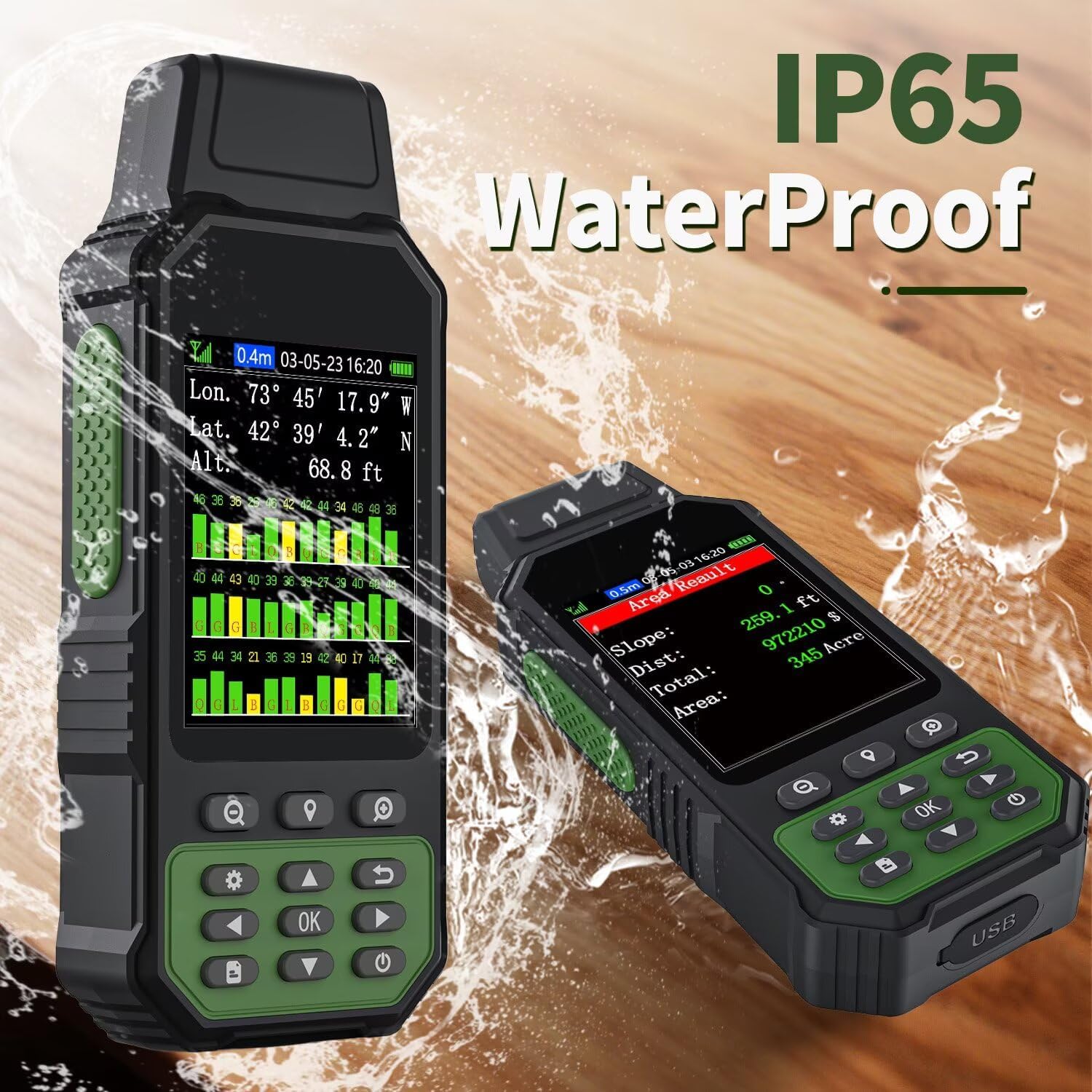 ZL190 Handheld GPS for Surveying, High Precision GPS Surveying Equipment for Mountainous Land Slope and Flat Field Outdoor Use - Image 8